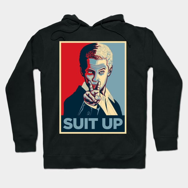 SUIT UP! Hoodie by ChrisHarrys